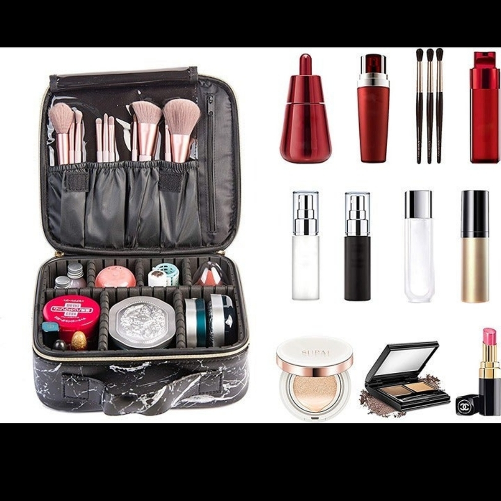 Travel Makeup Case, Make up Organizer Portable Storage